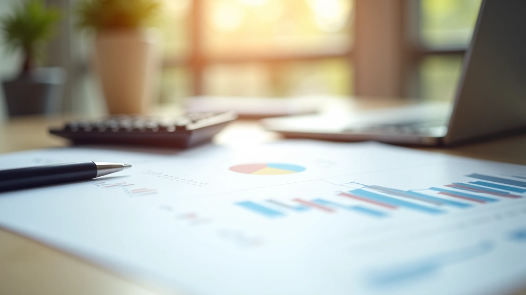 Graphiques financiers et tableaux montrant l'évolution d'un portefeuille d'investissement diversifié