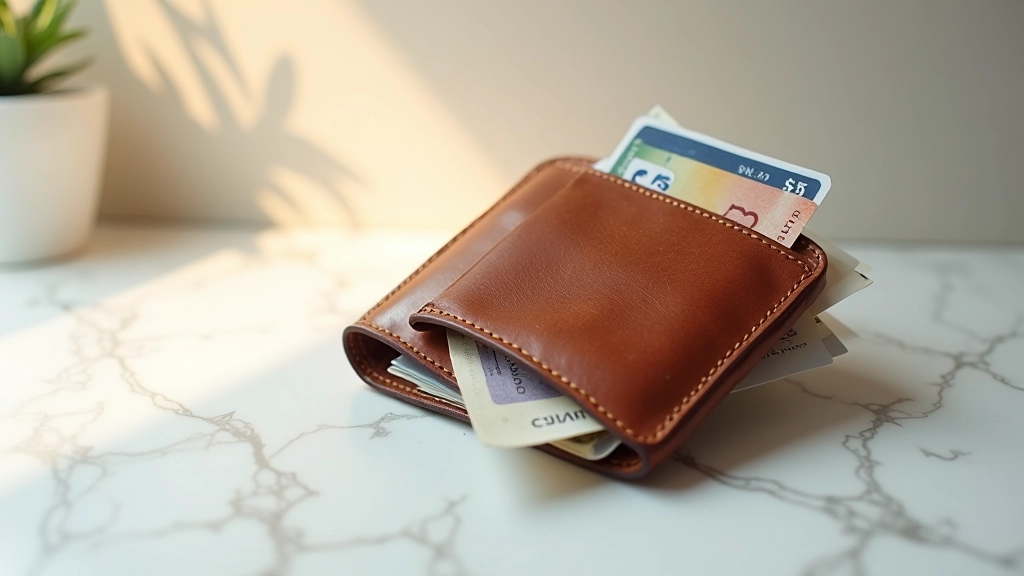 Portefeuille en cuir avec documents financiers montrant la diversification d'épargne